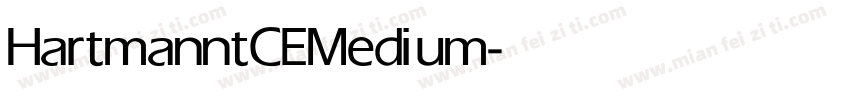 HartmanntCE Medium字体转换
